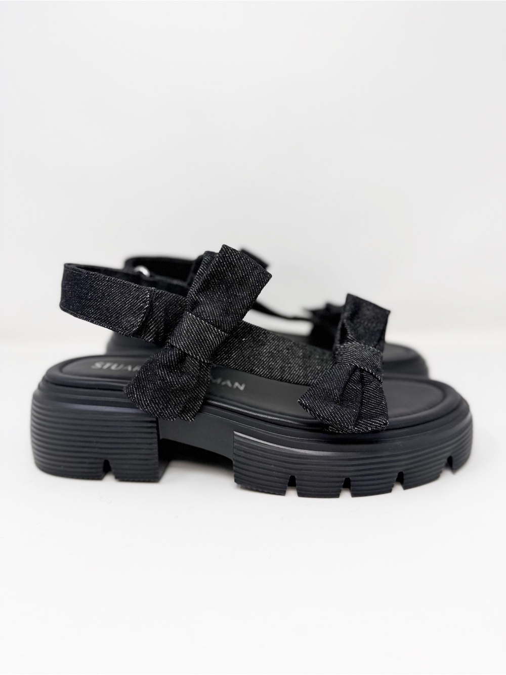 New Stuart Weitzman Sofia Nolita Lug Sole Sandal Sz 8 - Picture 5 of 13